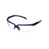 Série Solus™ 2000, S2001AF-BLU, branches bleu/gris, optique antibuée/antirayure transparente